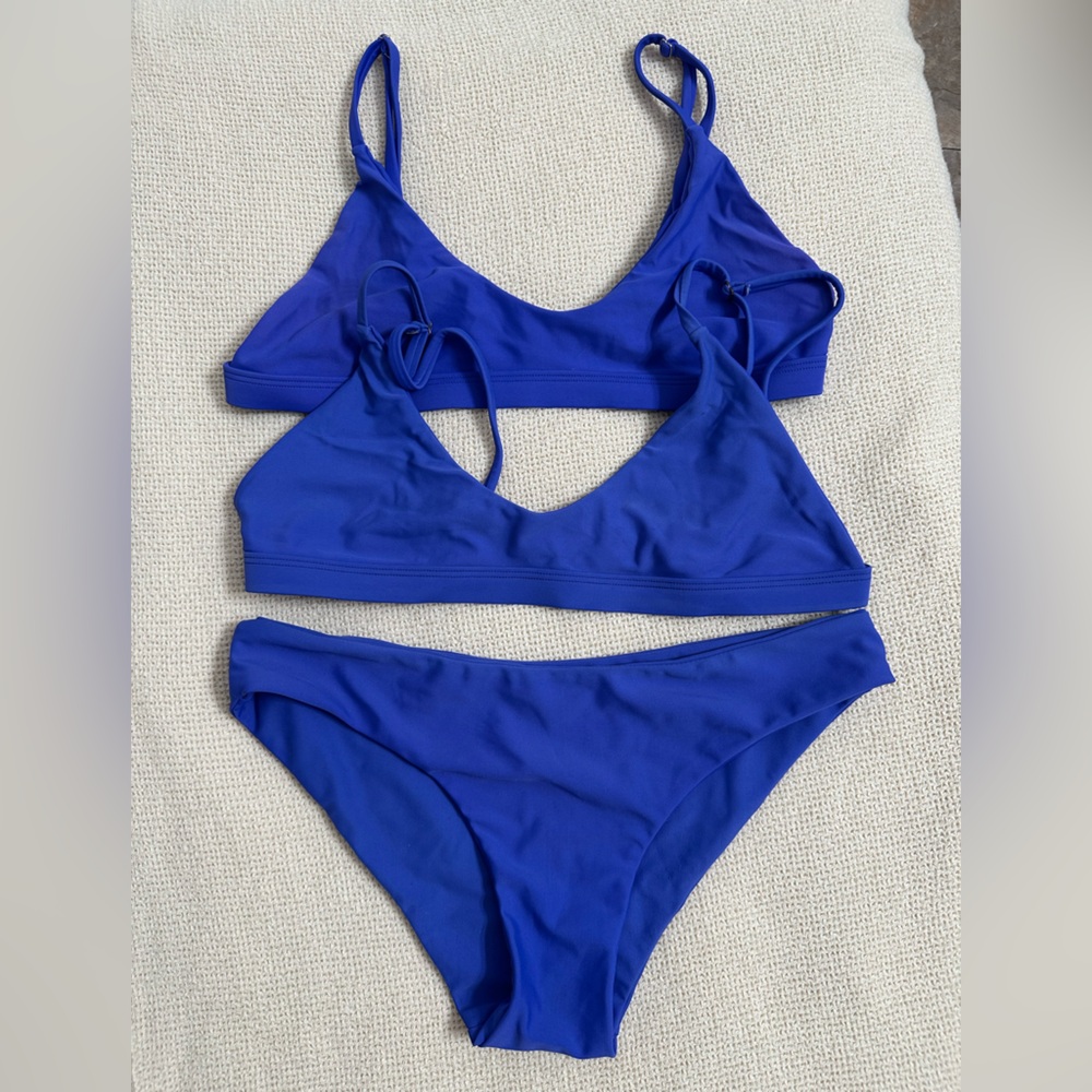 Kulani Kinis Royal Blue Bikini Set